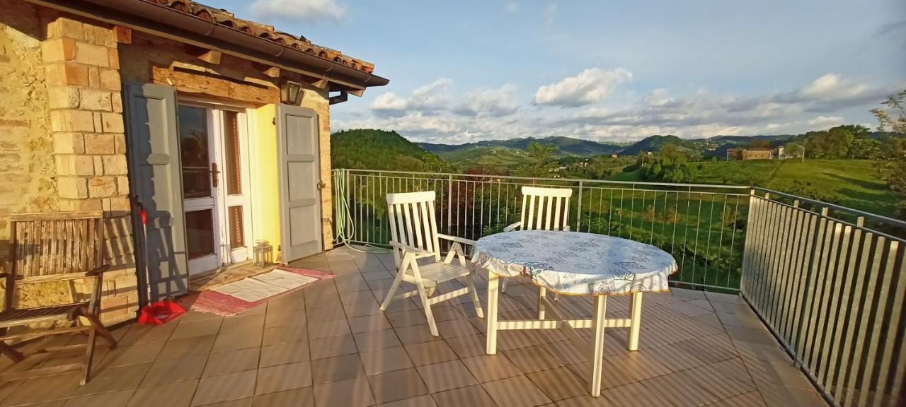 Ferienwohnung La Terrazza In Collina Monte Orsello Exterior foto