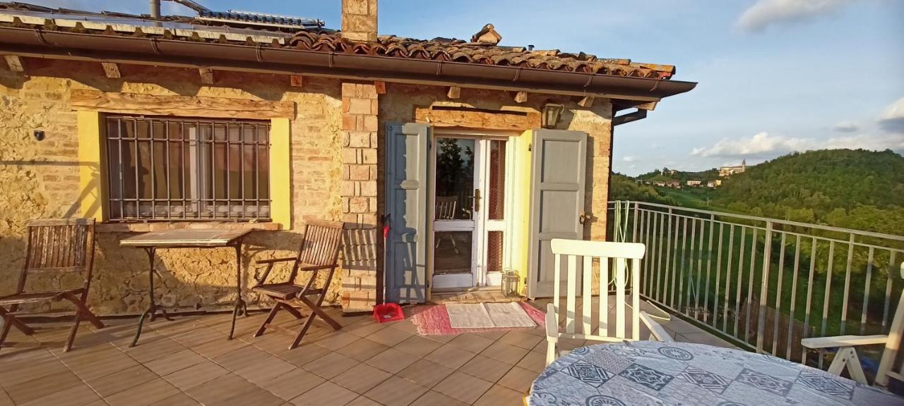 Ferienwohnung La Terrazza In Collina Monte Orsello Exterior foto